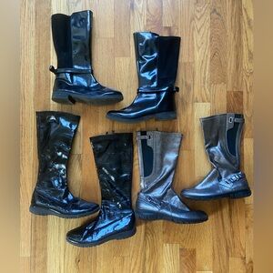 Lot of 3 Girls Boots: Primigi, Nordstrom & Children Place sz 34/4